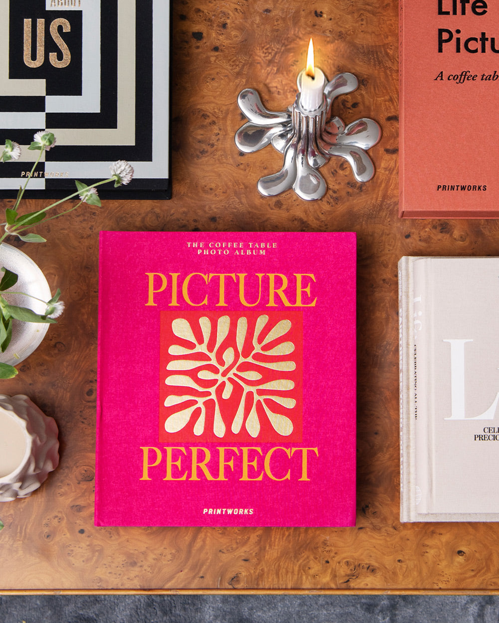 Dekoratyvinis fotoalbumas Picture Perfect, stilingas coffee table book namų interjerui